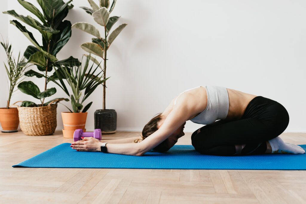 child pose yoga